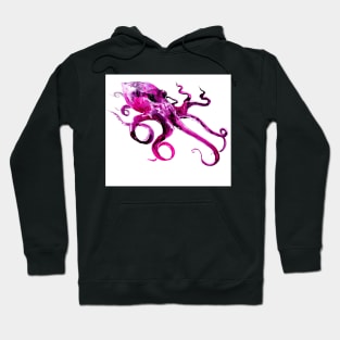 Pink Purple OCtopus Artwork Hoodie